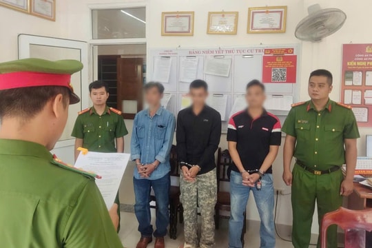 Bắt tạm giam 3 đối tượng hành hung người khác