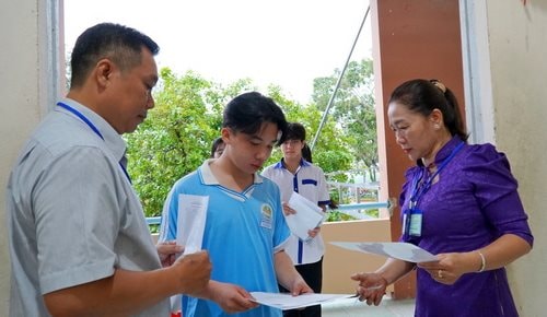 Kiên Giang: Buổi thi đầu tiên không có thí sinh vi phạm quy chế