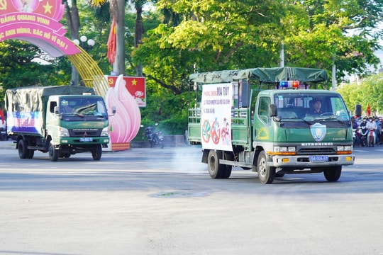 Huế: Mít tinh, diễu hành "Vì một cộng đồng không ma túy"