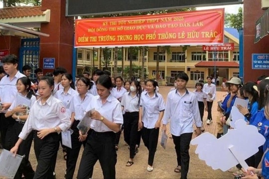 Đắk Lắk: Không có thí sinh vi phạm quy chế thi trong ngày thi đầu tiên