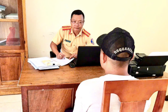 Nhiều trường hợp lái xe dương tính với ma túy bị phát hiện tại Hà Tĩnh