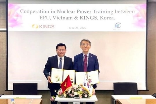 EPU bắt tay hợp tác với Trường Năng lượng Hạt nhân Kepco (Hàn Quốc)