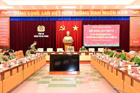 Công an Hải Phòng hoàn thành toàn diện nhiệm vụ 6 tháng đầu năm