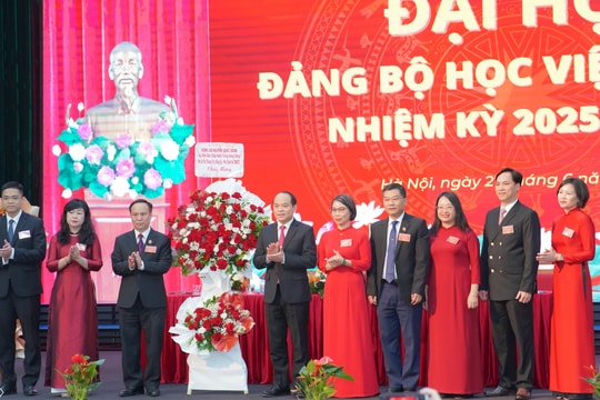 Đại hội Đảng bộ Học viện Tòa án nhiệm kỳ 2025 - 2030 thành công tốt đẹp