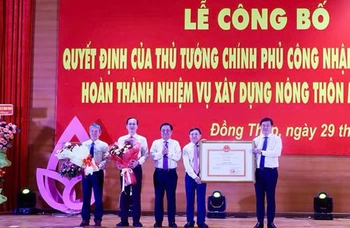 Đồng Tháp: Hoàn thành xây dựng nông thôn mới năm 2024