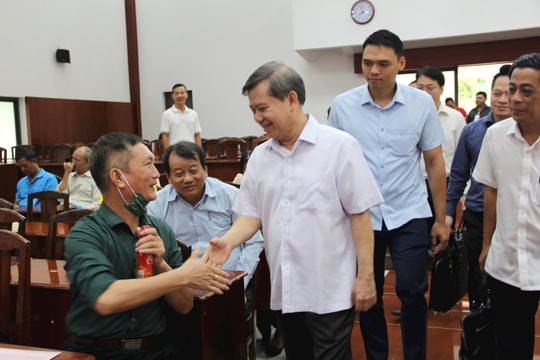 Chánh án Lê Minh Trí tiếp xúc cử tri sau Kỳ họp thứ 9, Quốc hội khóa XV