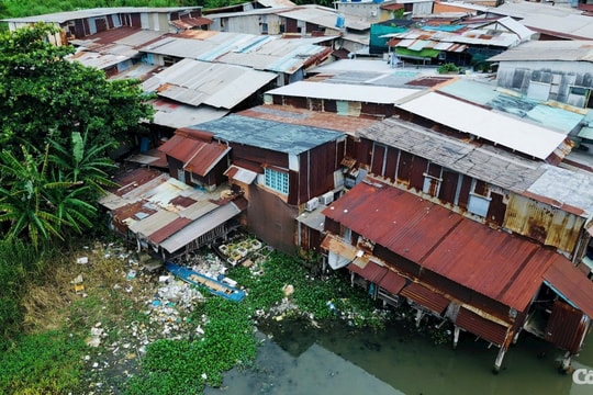 Cận cảnh rạch Văn Thánh ô nhiễm sắp được cải tạo ở TP.HCM