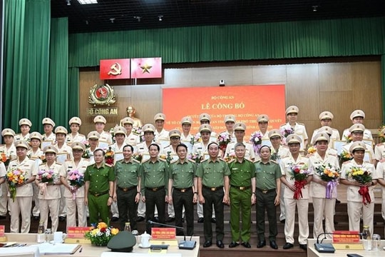 Danh sách 34 Giám đốc Công an các tỉnh, thành phố sau sáp nhập