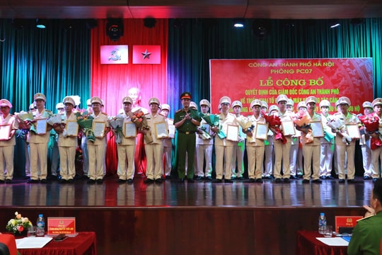 Hà Nội có 41 đội Cảnh sát PCCC và CNCH khu vực