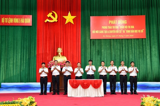 Vùng 5 Hải quân triển khai thực hiện Nghị quyết số 59 của Bộ Chính trị