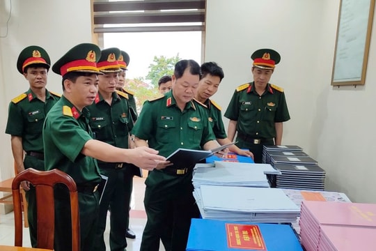 Kiểm tra công tác sẵn sàng chiến đấu tại các đơn vị mới thành lập ở Hải Phòng