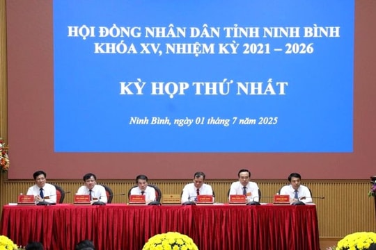 Kỳ họp đầu tiên của HĐND tỉnh Ninh Bình sau hợp nhất