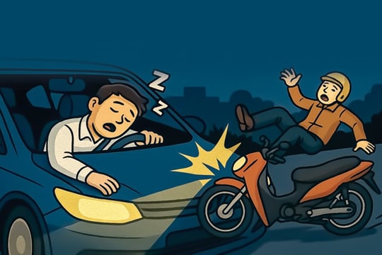 Ngủ gật sau tay lái - Hiểm họa thầm lặng trên mọi cung đường