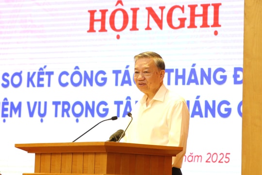 Tổng Bí thư Tô Lâm chủ trì hội nghị sơ kết về thực hiện Nghị quyết 57-NQ/TW