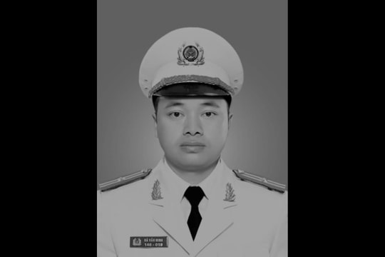 Thiếu tá Công an hy sinh khi làm nhiệm vụ