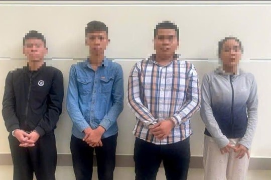 Bắt nhóm đối tượng bắt giữ người trái pháp luật