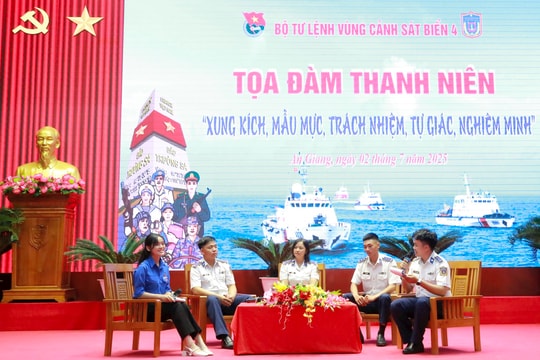 Đoàn viên BTL Vùng Cảnh sát biển 4 xung kích trong xây dựng chính quy, chấp hành kỷ luật