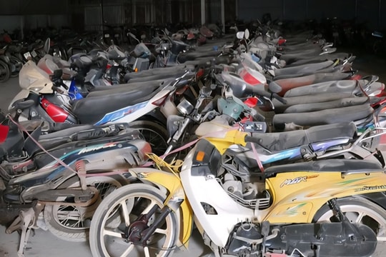 Hơn 6.800 phương tiện giao thông "vô chủ" tại Thanh Hóa