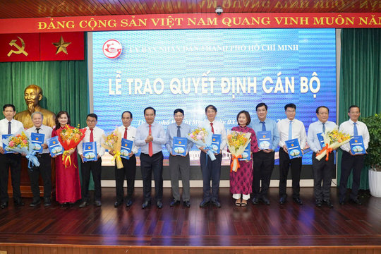 Lãnh đạo 54 đơn vị sự nghiệp của TP.HCM sau sáp nhập