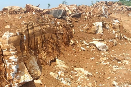Bị phạt vì mua, tàng trữ hàng trăm tấn khoáng sản không có nguồn gốc hợp pháp