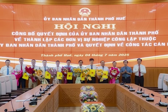 TP. Huế công bố thành lập 3 Ban Quản lý dự án khu vực