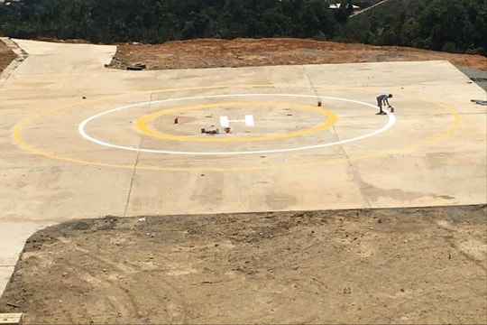 Đà Nẵng xây dựng bãi đáp trực thăng để ứng phó thiên tai