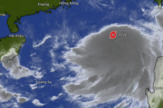 Áp thấp nhiệt đới mạnh lên thành bão số 2