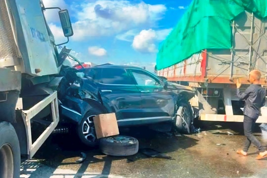 Tai nạn liên hoàn trên cao tốc Mai Sơn - Quốc lộ 45