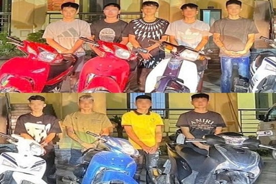 Xử lý nhóm thanh, thiếu niên phóng nhanh, vượt ẩu trên đường