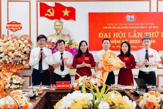 Đại hội Chi bộ lần thứ nhất các TAND khu vực – Dấu mốc quan trọng trong nhiệm vụ mới