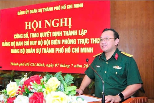 Thành lập Đảng bộ Ban Chỉ huy Bộ đội Biên phòng TPHCM