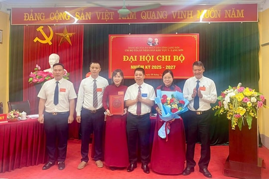 TAND khu vực 3 – Lạng Sơn tổ chức Đại hội Chi bộ lần thứ nhất