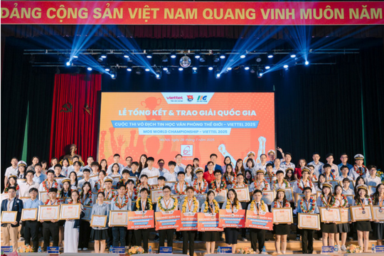 Công bố 6 quán quân đại diện Việt Nam dự Chung kết Tin học văn phòng thế giới 2025