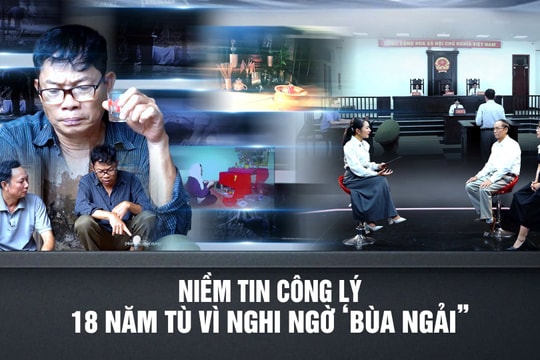 Niềm tin Công lý: 18 năm tù vì nghi ngờ bị ‘bùa ngải”