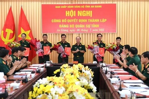 Thành lập Đảng bộ Quân sự tỉnh An Giang