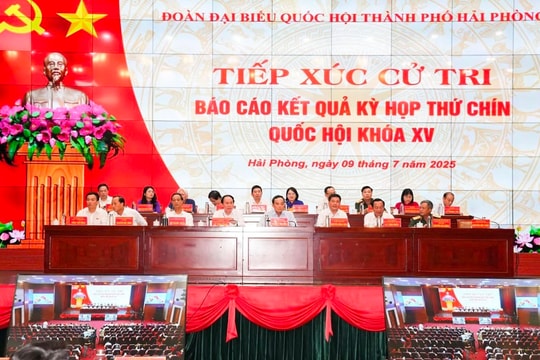 Cử tri Hải Phòng đồng tình với những chủ trương, quyết sách mới