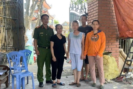 Công an phường Kiến An kịp thời giúp đỡ cháu bé đi lạc trở về an toàn