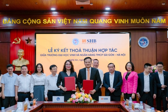 SHB ký kết hợp tác với Trường Đại học Vinh
