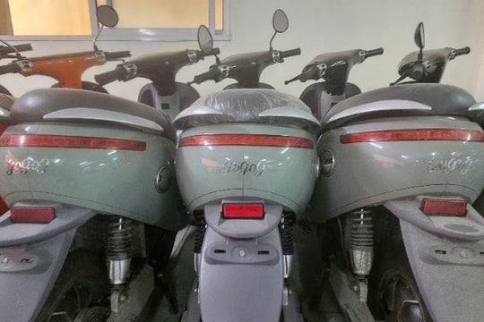 Đường dây xe máy điện giả có quy mô lớn bị triệt phá