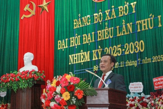 Xã biên giới Quảng Ngãi đầu tiên tổ chức Đại hội Đảng bộ sau hợp nhất