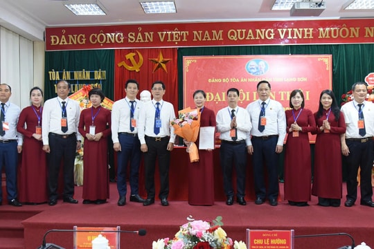 Đại hội Đảng bộ TAND tỉnh Lạng Sơn lần thứ I, nhiệm kỳ 2025 – 2030