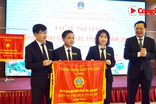 Tòa án Hà Tĩnh tăng cường công tác xét xử trực tuyến