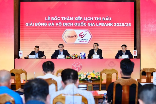Bốc thăm xếp lịch giải VĐQG LPBank 2025/26