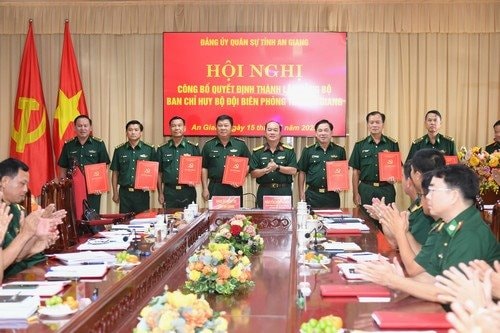 Thành lập Đảng bộ Ban Chỉ huy Bộ đội Biên phòng tỉnh An Giang