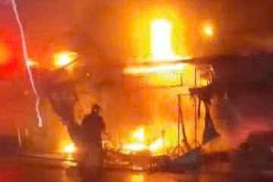 Thiệt hại vụ cháy chợ ở TP.HCM