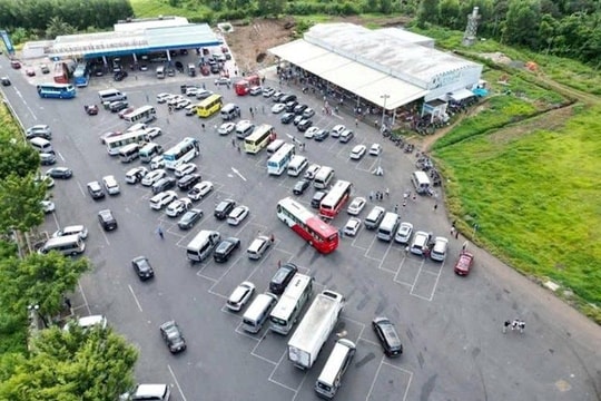 Đẩy nhanh tiến độ thi công trạm dừng nghỉ trên tuyến cao tốc Bắc - Nam