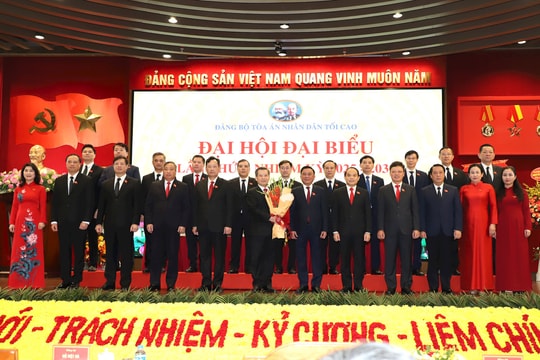 Xây dựng Đảng bộ Tòa án nhân dân tối cao trong sạch, vững mạnh, đáp ứng yêu cầu, nhiệm vụ trong tình hình mới