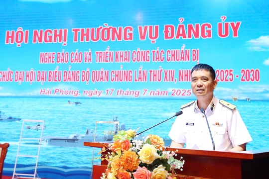 Quân chủng Hải quân khẩn trương hoàn tất công tác chuẩn bị Đại hội XIV