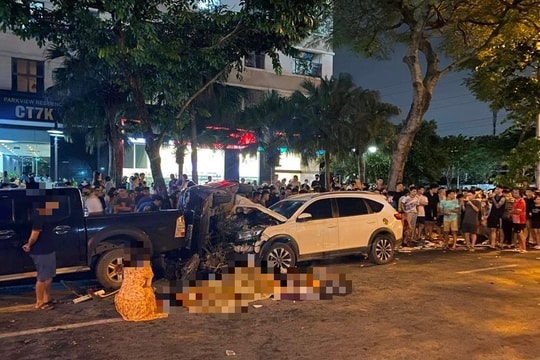 Vụ ô tô gây tai nạn liên hoàn ở Hà Nội: Tài xế có nồng độ cồn