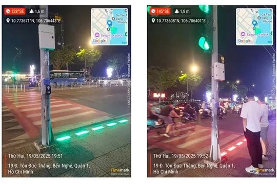 TP.HCM nói về việc thí điểm đèn LED vỉa hè và biển báo phát sáng